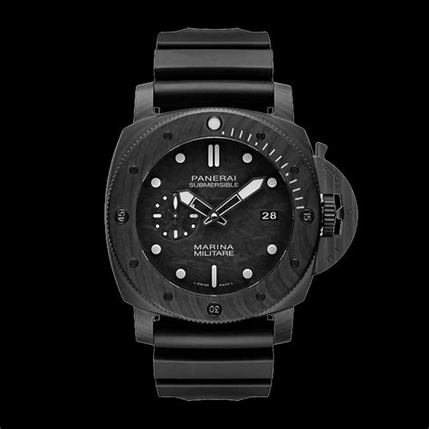 panerai submersible marina militare carbotech pam00961|Panerai submersible carbotech 47mm pam01616.